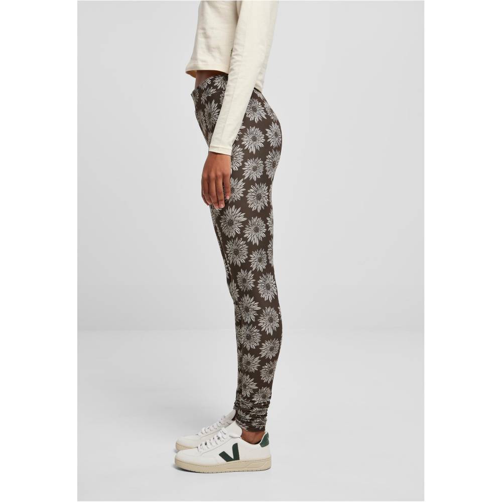 Urban Classics - Soft AOP browncamomile Gamaschen - Braun